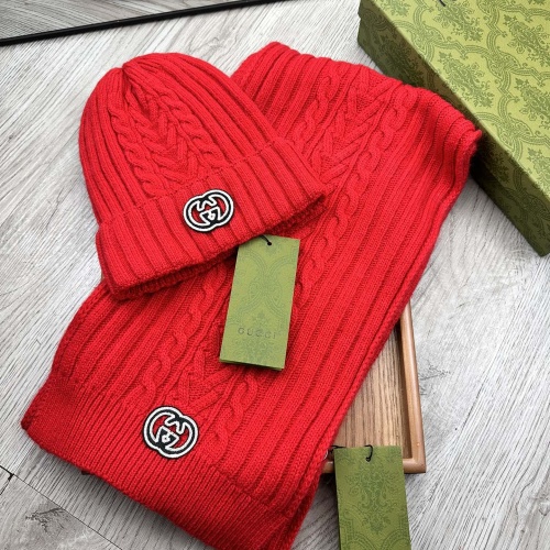 Gucci Hat and Scarf  Set #1255439 $52.00 USD, Wholesale Replica Gucci Hat and Scarf and Glove Set