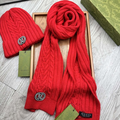 Replica Gucci Hat and Scarf  Set #1255439 $52.00 USD for Wholesale