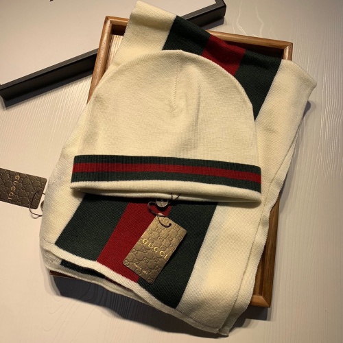 Gucci Hat and Scarf  Set #1255440 $52.00 USD, Wholesale Replica Gucci Hat and Scarf and Glove Set