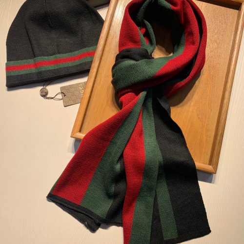 Replica Gucci Hat and Scarf  Set #1255442 $52.00 USD for Wholesale