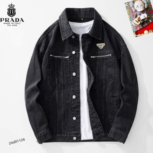 Prada Jackets Long Sleeved For Men #1255446 $68.00 USD, Wholesale Replica Prada Jackets