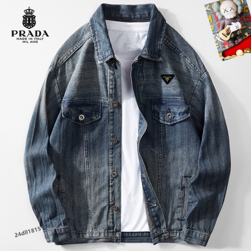 Prada Jackets Long Sleeved For Men #1255447 $68.00 USD, Wholesale Replica Prada Jackets