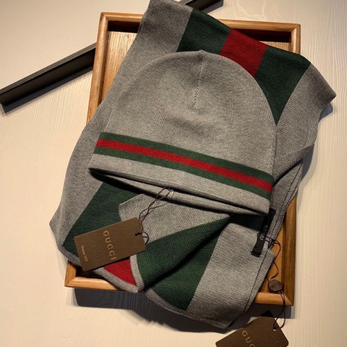 Gucci Hat and Scarf  Set #1255454 $52.00 USD, Wholesale Replica Gucci Hat and Scarf and Glove Set