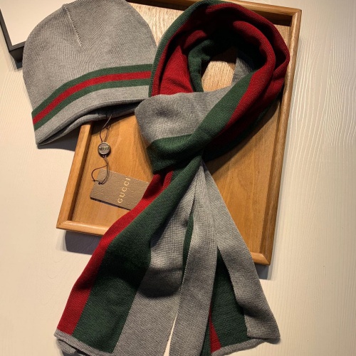 Replica Gucci Hat and Scarf  Set #1255454 $52.00 USD for Wholesale