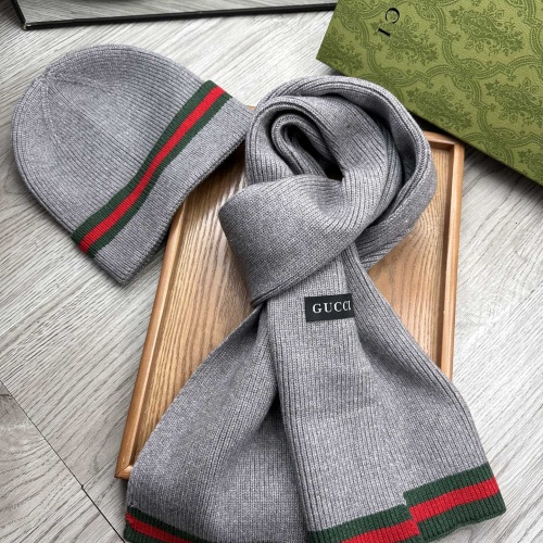 Replica Gucci Hat and Scarf  Set #1255455 $52.00 USD for Wholesale