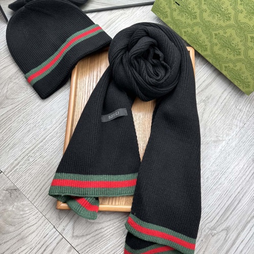 Replica Gucci Hat and Scarf  Set #1255457 $52.00 USD for Wholesale