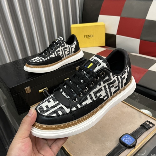 Replica Fendi Casual Shoes For Men #1255503 $76.00 USD for Wholesale