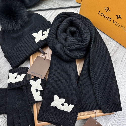 Replica Louis Vuitton LV Hat and Scarf and Glove Set #1255526 $76.00 USD for Wholesale