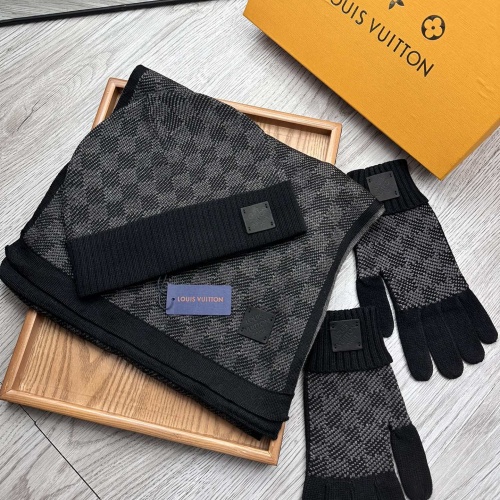 Replica Louis Vuitton LV Hat and Scarf and Glove Set #1255534 $76.00 USD for Wholesale