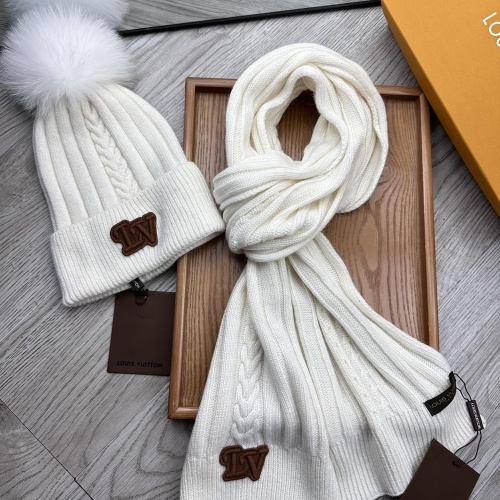 Replica Louis Vuitton LV Hat and Scarf Set #1255539 $60.00 USD for Wholesale