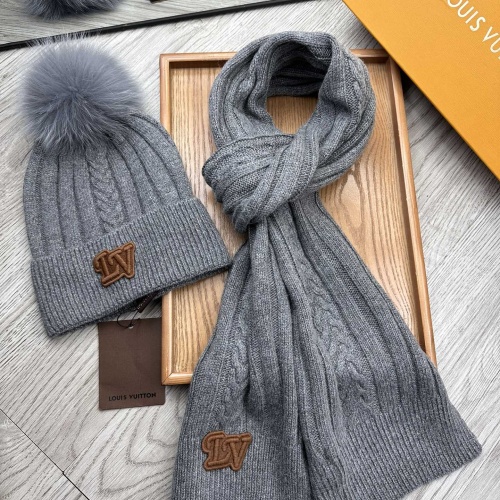 Replica Louis Vuitton LV Hat and Scarf Set #1255553 $60.00 USD for Wholesale