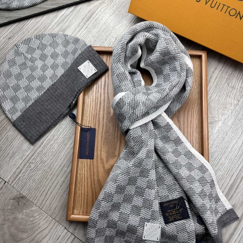 Replica Louis Vuitton LV Hat and Scarf Set #1255559 $52.00 USD for Wholesale