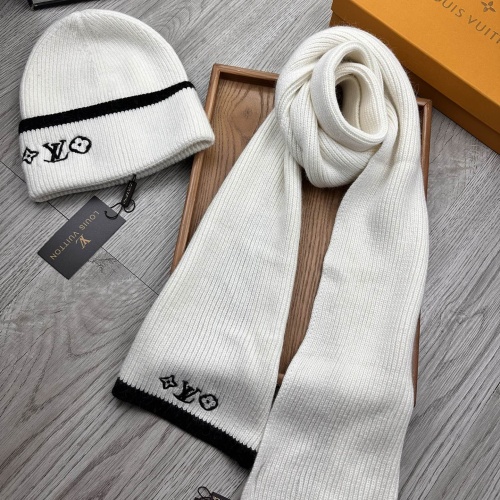 Replica Louis Vuitton LV Hat and Scarf Set #1255562 $52.00 USD for Wholesale