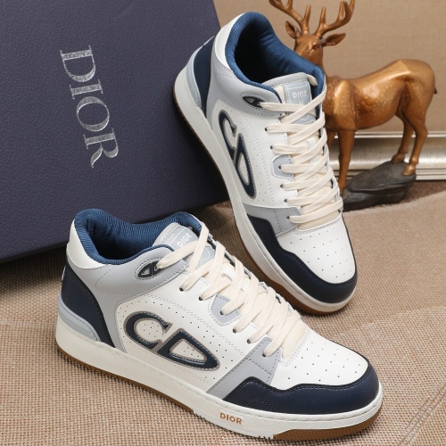 Replica Christian Dior Casual Shoes For Men #1255574 $76.00 USD for Wholesale