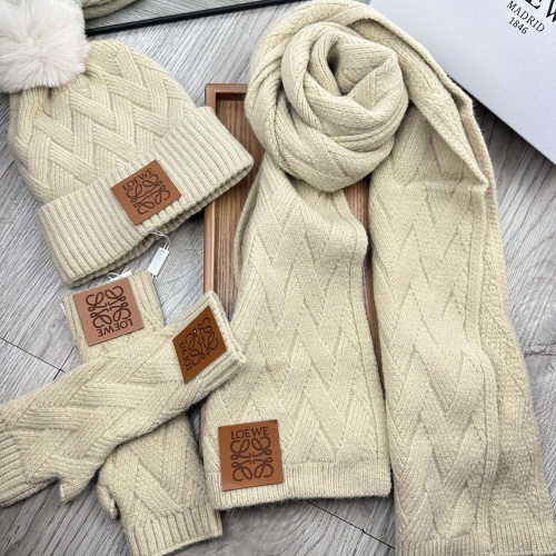 LOEWE Hat and Scarf and Glove Set #1255577 $52.00 USD, Wholesale Replica LOEWE Hat and Scarf and Glove Set