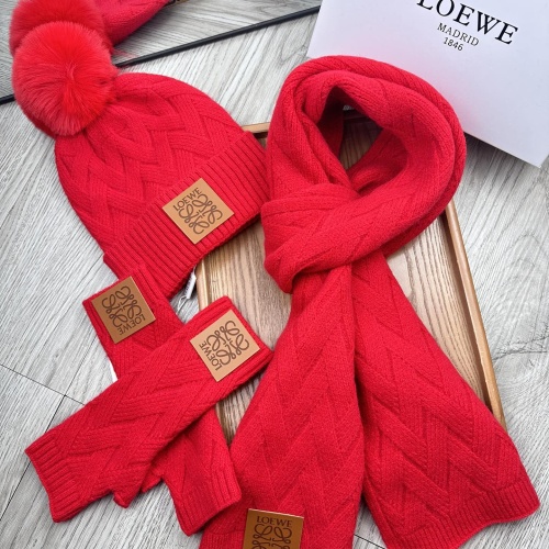 LOEWE Hat and Scarf and Glove Set #1255579 $52.00 USD, Wholesale Replica LOEWE Hat and Scarf and Glove Set