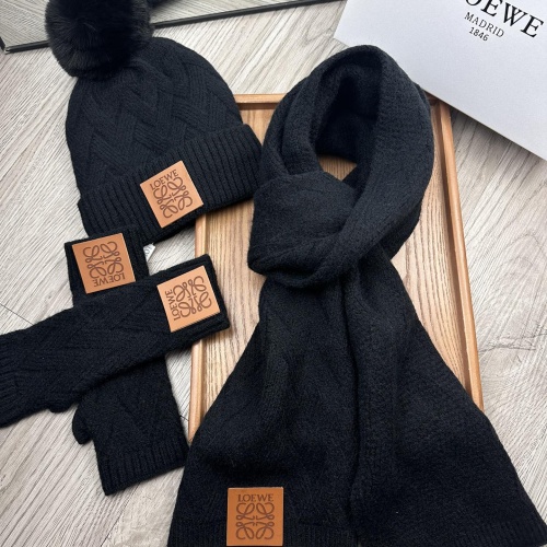 LOEWE Hat and Scarf and Glove Set #1255580 $52.00 USD, Wholesale Replica LOEWE Hat and Scarf and Glove Set