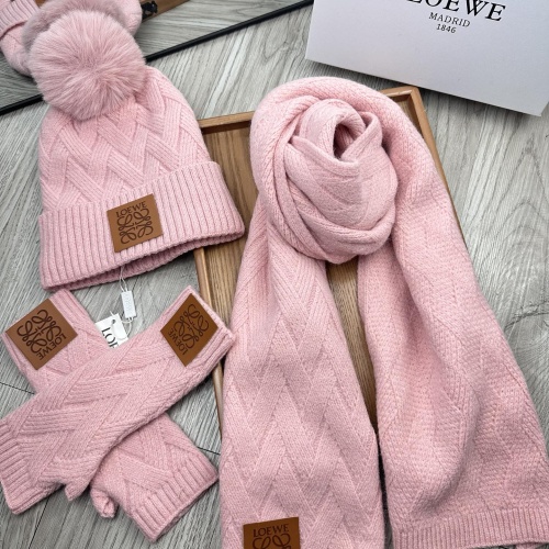 LOEWE Hat and Scarf and Glove Set #1255581 $52.00 USD, Wholesale Replica LOEWE Hat and Scarf and Glove Set