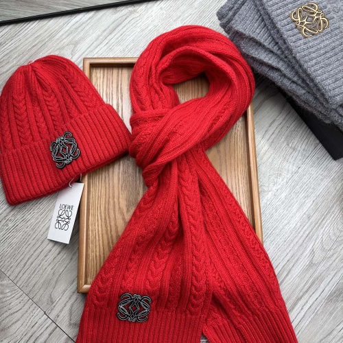 LOEWE Hat and Scarf Set #1255584 $52.00 USD, Wholesale Replica LOEWE Hat and Scarf and Glove Set