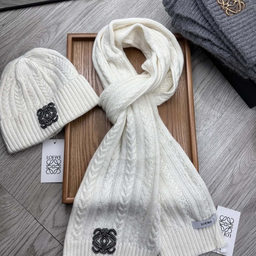 LOEWE Hat and Scarf Set #1255585 $52.00 USD, Wholesale Replica LOEWE Hat and Scarf and Glove Set