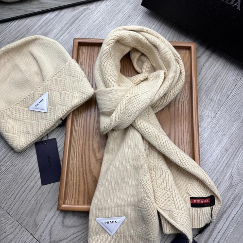 Prada Hat and Scarf Set #1255638 $52.00 USD, Wholesale Replica Prada Hat and Scarf and Glove Set