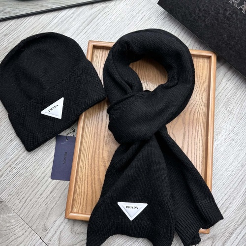 Prada Hat and Scarf Set #1255644 $52.00 USD, Wholesale Replica Prada Hat and Scarf and Glove Set