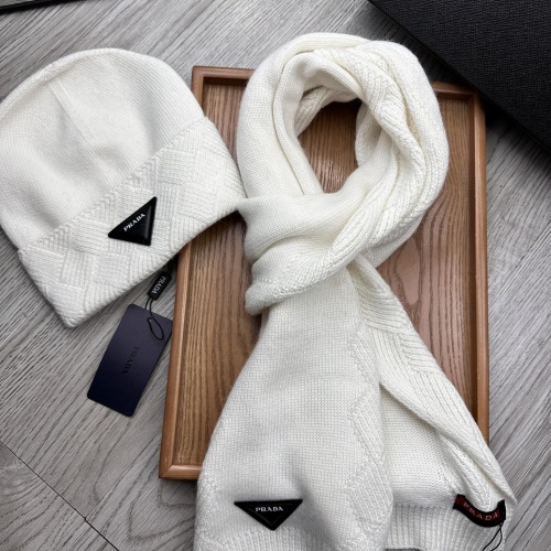 Prada Hat and Scarf Set #1255645 $52.00 USD, Wholesale Replica Prada Hat and Scarf and Glove Set