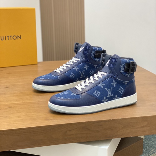 Louis Vuitton High Tops Shoes For Men #1255706 $80.00 USD, Wholesale Replica Louis Vuitton High Tops Shoes