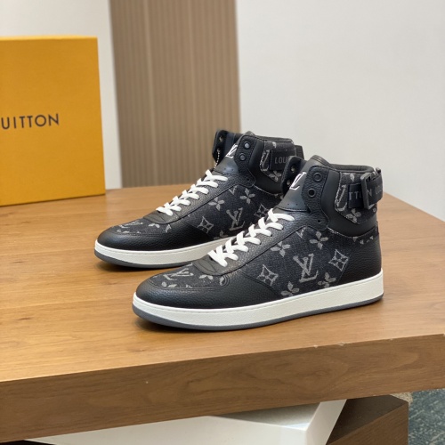 Louis Vuitton High Tops Shoes For Men #1255707 $80.00 USD, Wholesale Replica Louis Vuitton High Tops Shoes