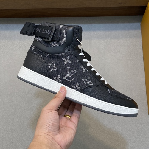 Replica Louis Vuitton High Tops Shoes For Men #1255707 $80.00 USD for Wholesale