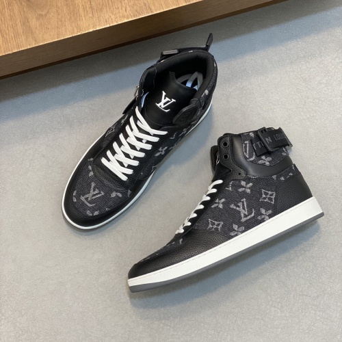 Replica Louis Vuitton High Tops Shoes For Men #1255707 $80.00 USD for Wholesale