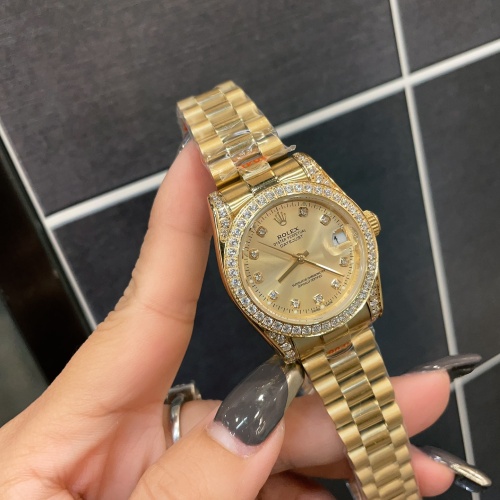 Replica Rolex AAA Quality Watches For Women #1255736 $118.00 USD for Wholesale