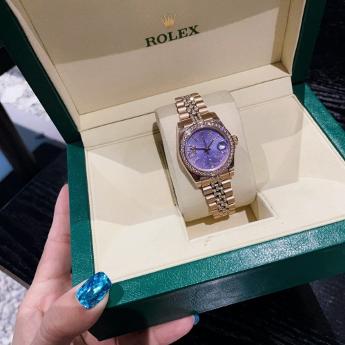 Replica Rolex AAA Quality Watches For Women #1255757 $145.00 USD for Wholesale