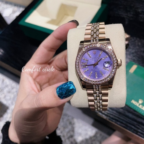 Replica Rolex AAA Quality Watches For Women #1255757 $145.00 USD for Wholesale