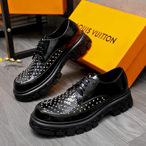 Louis Vuitton LV Oxfords Shoes For Men #1255806 $92.00 USD, Wholesale Replica Louis Vuitton LV Oxfords Shoes