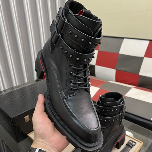 Replica Christian Louboutin Boots For Men #1255899 $150.00 USD for Wholesale