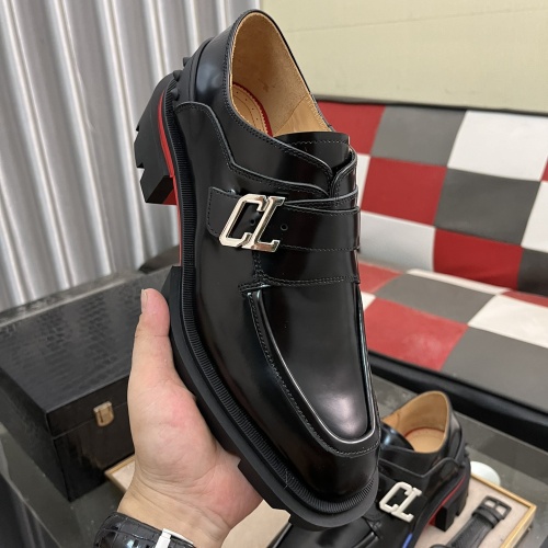 Replica Christian Louboutin Leather Shoes For Men #1255907 $135.00 USD for Wholesale