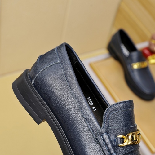 Replica Fendi Leather Shoes For Men #1255923 $85.00 USD for Wholesale