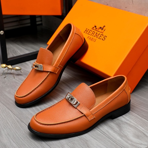 Hermes Leather Shoes For Men #1255930 $98.00 USD, Wholesale Replica Hermes Leather Shoes