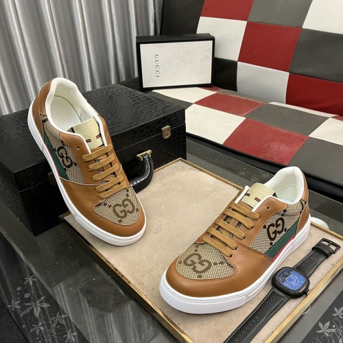 Replica Gucci Casual Shoes For Men #1255936 $72.00 USD for Wholesale