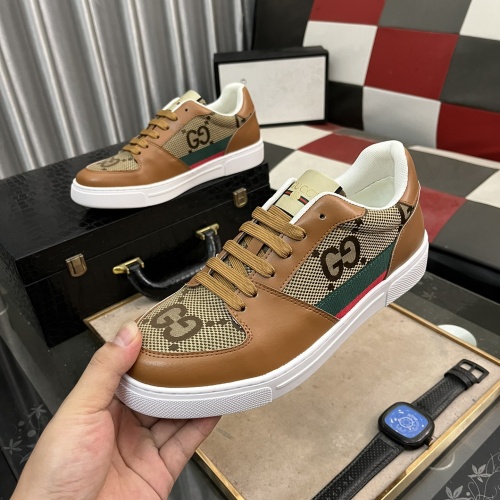 Replica Gucci Casual Shoes For Men #1255936 $72.00 USD for Wholesale