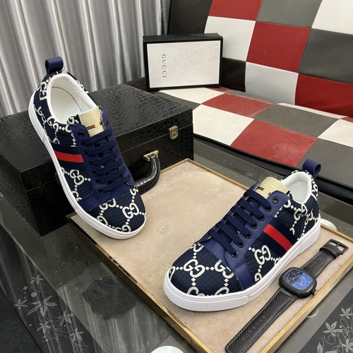 Replica Gucci Casual Shoes For Men #1255939 $72.00 USD for Wholesale