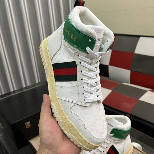 Replica Gucci High Tops Shoes For Men #1255944 $82.00 USD for Wholesale