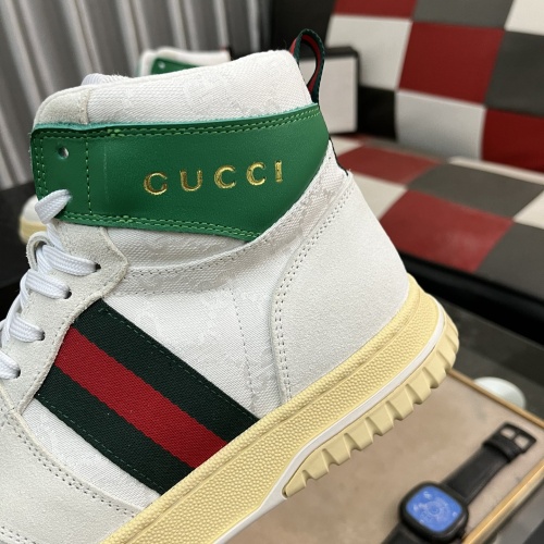 Replica Gucci High Tops Shoes For Men #1255944 $82.00 USD for Wholesale