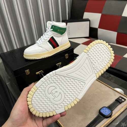 Replica Gucci High Tops Shoes For Men #1255944 $82.00 USD for Wholesale