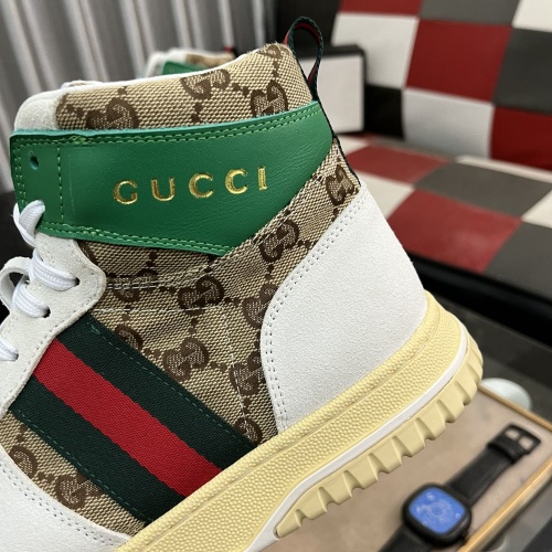 Replica Gucci High Tops Shoes For Men #1255945 $82.00 USD for Wholesale