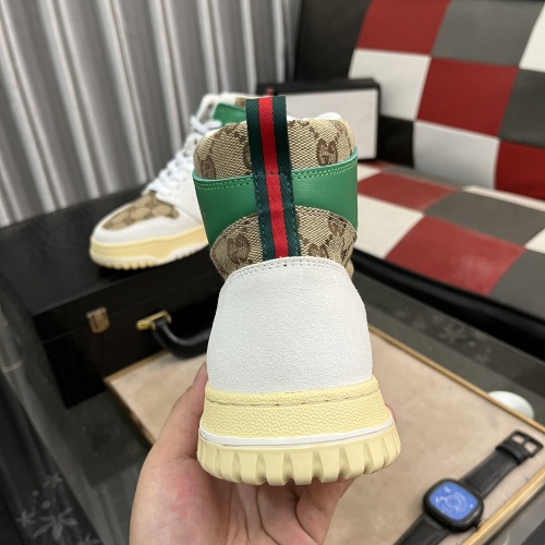 Replica Gucci High Tops Shoes For Men #1255945 $82.00 USD for Wholesale