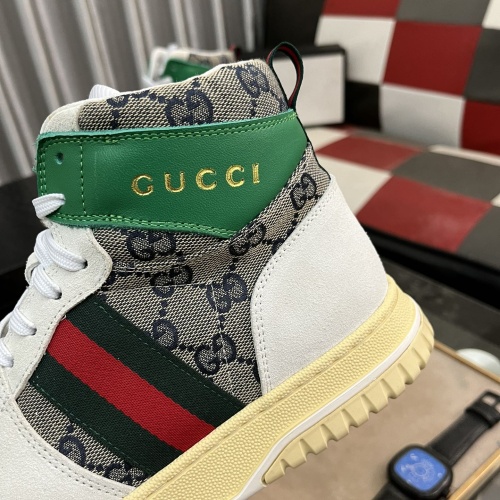 Replica Gucci High Tops Shoes For Men #1255947 $82.00 USD for Wholesale