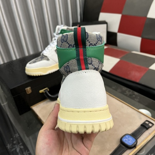 Replica Gucci High Tops Shoes For Men #1255947 $82.00 USD for Wholesale