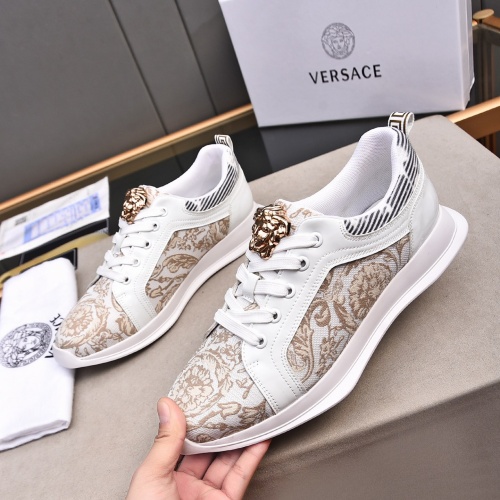 Versace Casual Shoes For Men #1255956 $76.00 USD, Wholesale Replica Versace Casual Shoes